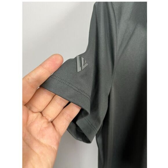 LevelWear Polo Shirt Mens Large Gray Golf Performance Short Sleeve - Picture 2 of 4